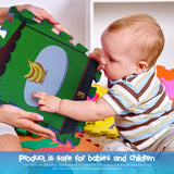 Red Suricata 2 in 1 Baby Play mat - Fruit Market Puzzle for toddlers & infants-Red Suricata