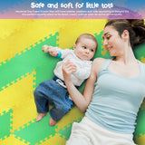 Red Suricata Green & Yellow Hexamat - Play Spot Foam Mat Puzzle Tiles-Red Suricata