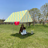 Red Suricata TeePee Beach Tent & Beach Canopy for 1-2 Persons,  UPF50 Sun Beach Shade, Akumal Style Sunshade