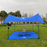 Red Suricata Camping & Beach Table - Folding Portable Lightweight Metal Picnic Table for Outdoors, Camp, Hiking & Trekking (Small)