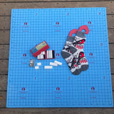 Red Suricata Knit Blocking Bundle – Blocking Mats & Knit Blocking Combs & Adjustable Sock Blockers (CMs Grid)-Blocking Mats-Red Suricata