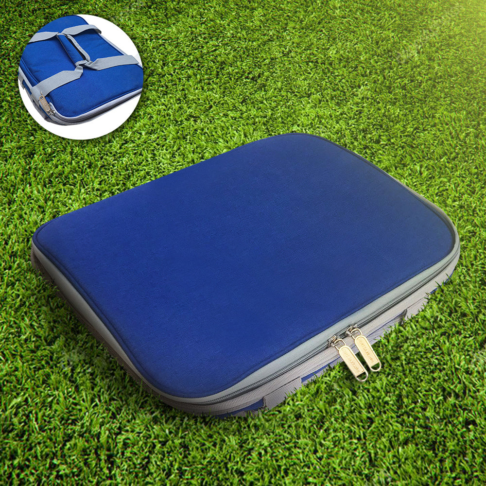 Red Suricata Heathered Blue/Grey Collapsible 45can 30L Cooler Bag-Cooler-Red Suricata