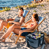 Red Suricata Heathered Grey/Black Collapsible 45can 30L Cooler Bag-Cooler-Red Suricata