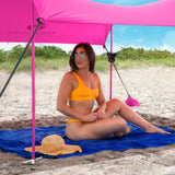 Red Suricata Beverage Holder – Holds one cup, can or bottle - for Family Beach Sun Shade-Accessories-Red Suricata