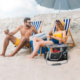 Red Suricata XL Mesh Beach Bag Tote - Black & Grey-Bag-Red Suricata