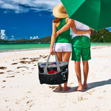 Red Suricata XL Mesh Beach Bag Tote - Black & Grey-Bag-Red Suricata