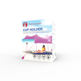 Red Suricata Beverage Holder – Holds one cup, can or bottle - for Family Beach Sun Shade-Accessories-Red Suricata