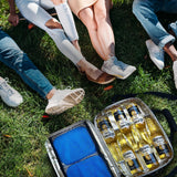 Red Suricata "Business" 10 Can Slim Cooler Bag (Black)-Cooler-Red Suricata