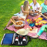 Red Suricata "Business" 10 Can Slim Cooler Bag (Black)-Cooler-Red Suricata