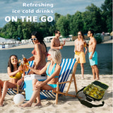 Red Suricata "Business" 10 Can Slim Cooler Bag (Black)-Cooler-Red Suricata