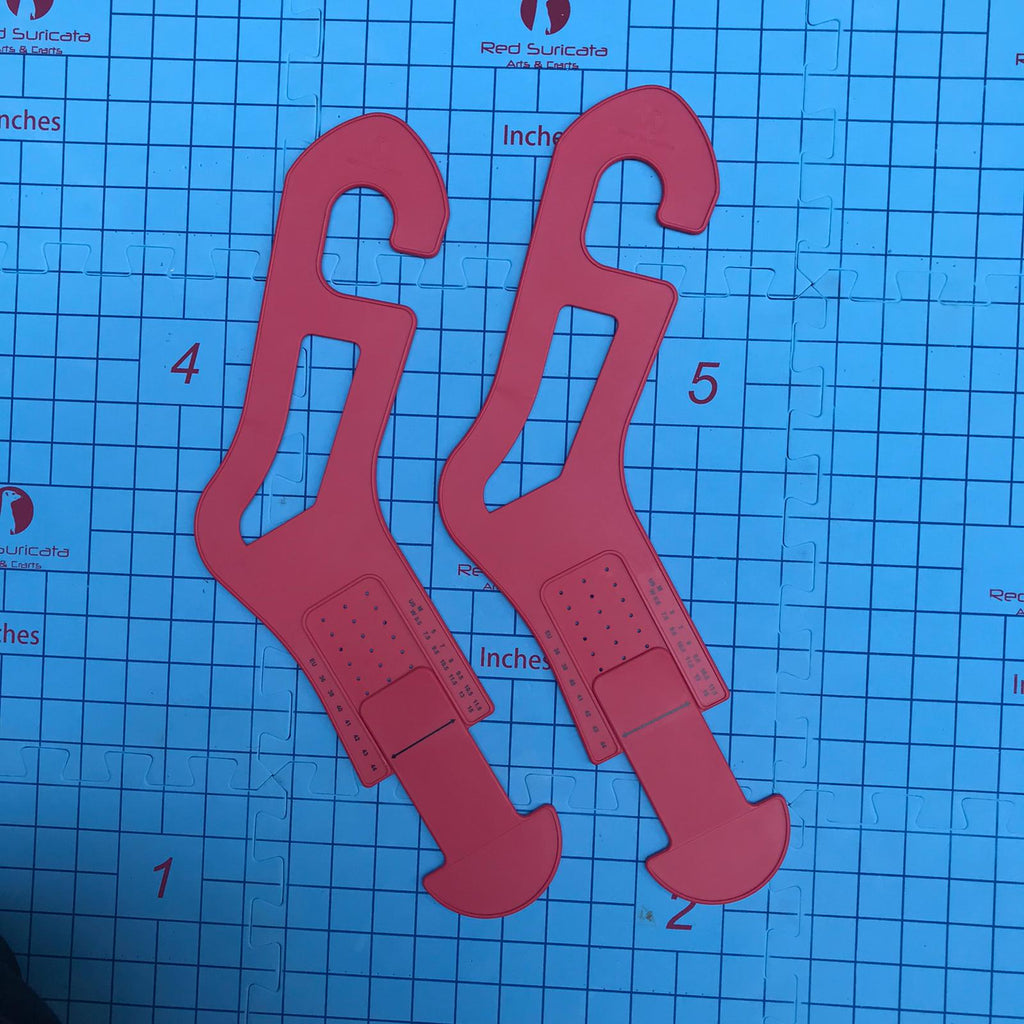 Red Suricata Adjustable Size Sock Blockers - Pair of Socking Stretchers-Sock Blockers-Red Suricata