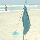 Red Suricata Mini Shovel Set - Aluminum Mini Shovel and 2 Towel Hooks for Family Beach Sunshade Canopy-Accessories-Red Suricata