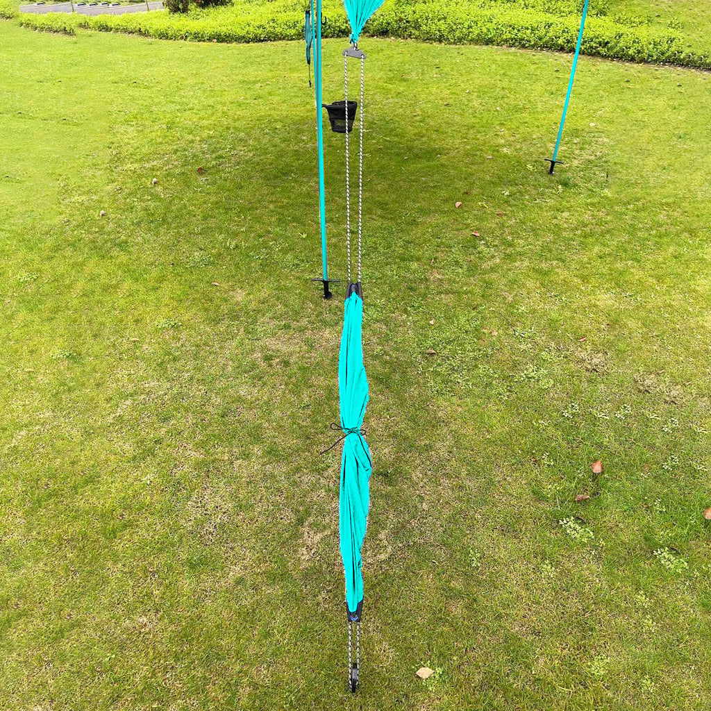 Red Suricata Turquoise Multi Terrain Sun Shade Canopy Tent Sunshade with sand bags & ground anchor screws