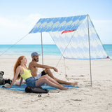 Red Suricata TeePee Beach Tent & Beach Canopy for 1-2 Persons,  UPF50 Sun Beach Shade, Cancun Style Sunshade