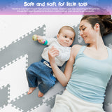 Red Suricata White & Grey Hexamat - Play Spot Foam Mat Puzzle Tiles-Red Suricata