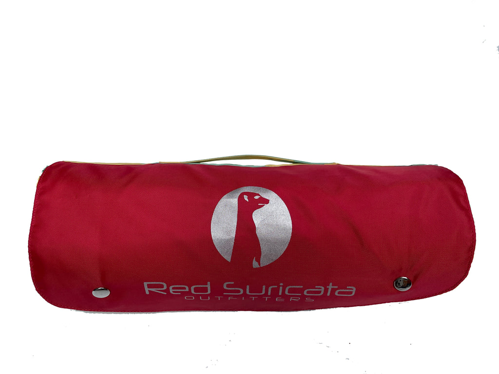 Red Suricata TeePee Beach Tent & Beach Canopy for 1-2 Persons,  UPF50 Sun Beach Shade, Tulum Style Sunshade