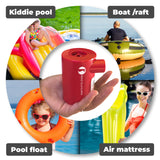 Red Suricata Powerful Little Rechargeable Electric Air Pump for Inflatables-Accessories-Red Suricata